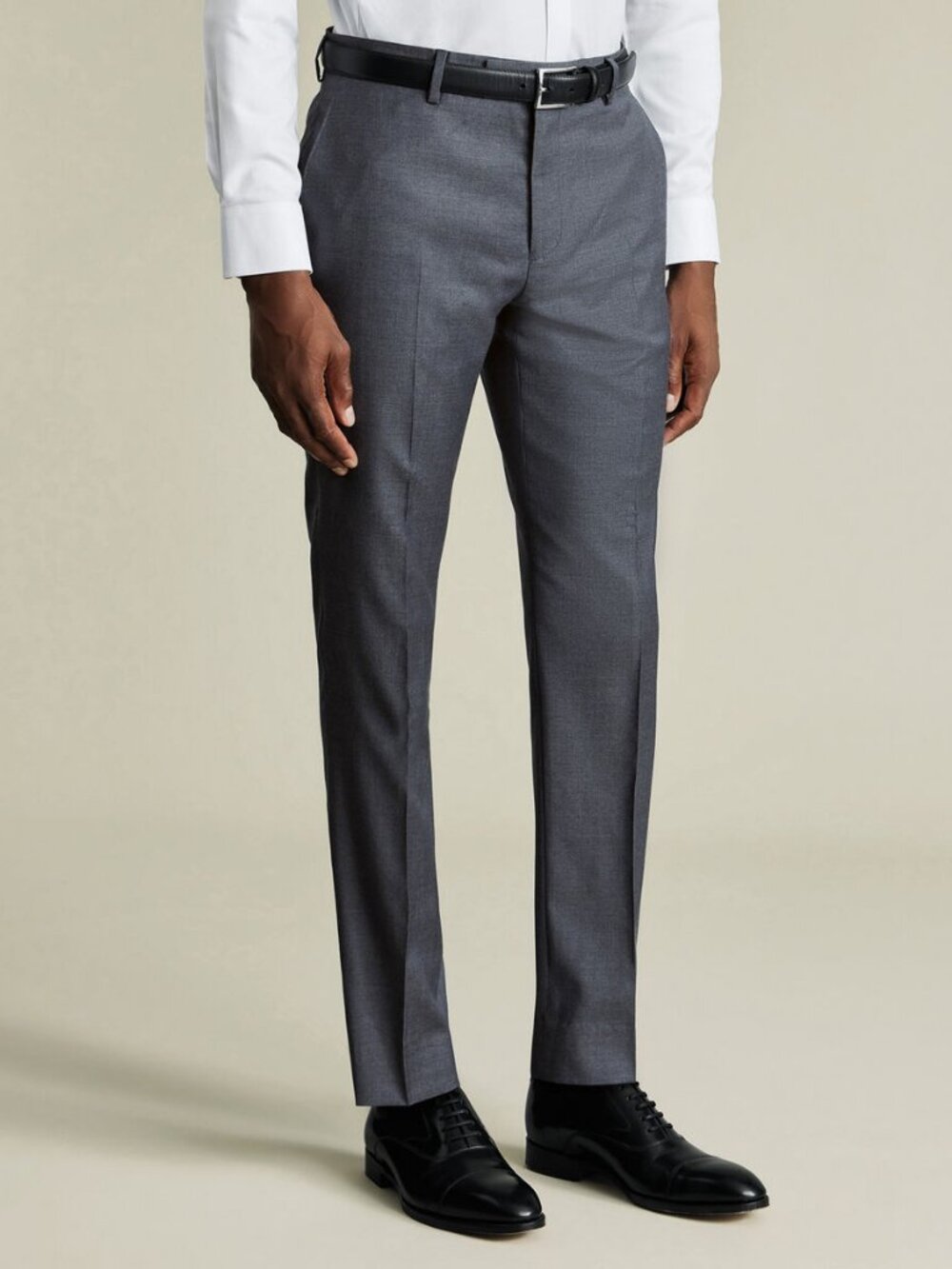 NWT - Charles Tyrwhitt Natural Stretch Twill suit pant - 32x32 (Hemmed to 27.5")